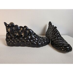 Melissa Gaetano Pesce Fontessa ankle boots Womens Size 7 Black